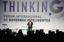 Fórum Internacional de Inovação ThinkinG. Na foto, Shaul Shashoua - Israel  -  Foz do Iguaçu, 27/06/2019  -  Foto: Jaelson Lucas/ANPr
