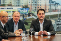 Governador Carlos Massa Ratinho Junior assina liberação de recursos para pavimentação de vias urbanas de Colombo - Curitiba, 04/07/2019 -  Foto: Geraldo Bubniak/ANPr
