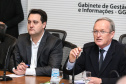 O governador Carlos Massa Ratinho Junior recebe  a  diretoria da Ocepar - Organização das Cooperativas do Estado do Paraná para celebrar o Dia Internacional do Cooperativismo. Curitiba, 02/07/2019 -  Foto: Geraldo Bubniak/ANPr