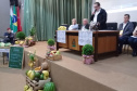Cerca de 150 pessoas, entre secretários municipais de Agricultura, agricultores familiares, integrantes de movimentos sociais e de comunidades tradicionais, como quilombolas e indígenas, participam nesta quinta (4) da 3ª Conferência Regional de Segurança Alimentar Nutricional, que acontece na sede do Instituto Agronômico do Paraná (Iapar), em Londrina.  -  Londrina, 04/07/2019  -  Foto: Divulgação Iapar