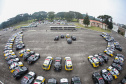 O governador Carlos Massa Ratinho Junior faz a entrega de viaturas para Polícia Civil e Polícia Militar nesta quarta-feira (10), na Acadêmia do Guatupê. Curitiba, 10/07/2019 -Foto: Geraldo Bubniak/ANPr