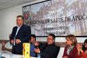 Apucarana sedia a terceira etapa de regionalização de cursos de especialização da Escola de Saúde Pública. O secretário de Estado da Saúde, Beto Preto, esteve na abertura das atividades da primeira turma e reafirmou os desafios em planejar a saúde de forma regionalizada, oportunizando o aprimoramento do conhecimento. Foto: Américo Antonio/SESA