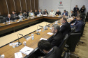 O governador em exercício Darci Piana reunido com o secretariado de Governo.Curitiba, 16-07-19.Foto: Arnaldo Alves / ANPr.