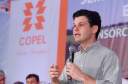 “Esse será o futuro da energia que será produzida no Paraná, aliando uma marca importante do Estado como a suinocultura à geração de biogás”, afirmou o presidente da Copel, Daniel Pimentel Slaviero.  Foto: Rodrigo Felix Leal/ANPr