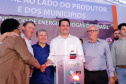 A primeira usina do Brasil de produção de biogás a partir do tratamento dos dejetos de suínos começou a funcionar no Paraná nesta quarta-feira (24), em Entre Rios do Oeste, na Região Oeste do Estado. O governador Carlos Massa Ratinho Junior inaugurou a unidade geradora cuja capacidade total é de 480 KW, transformando por dia 215 toneladas de um agente poluidor em energia limpa.  Foto: Rodrigo Felix Leal/ANPr