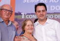 A primeira usina do Brasil de produção de biogás a partir do tratamento dos dejetos de suínos começou a funcionar no Paraná nesta quarta-feira (24), em Entre Rios do Oeste, na Região Oeste do Estado. O governador Carlos Massa Ratinho Junior inaugurou a unidade geradora cuja capacidade total é de 480 KW, transformando por dia 215 toneladas de um agente poluidor em energia limpa.  Foto: Rodrigo Felix Leal/ANPr