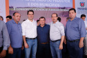 A primeira usina do Brasil de produção de biogás a partir do tratamento dos dejetos de suínos começou a funcionar no Paraná nesta quarta-feira (24), em Entre Rios do Oeste, na Região Oeste do Estado. O governador Carlos Massa Ratinho Junior inaugurou a unidade geradora cuja capacidade total é de 480 KW, transformando por dia 215 toneladas de um agente poluidor em energia limpa.  Foto: Rodrigo Felix Leal/ANPr