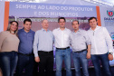 A primeira usina do Brasil de produção de biogás a partir do tratamento dos dejetos de suínos começou a funcionar no Paraná nesta quarta-feira (24), em Entre Rios do Oeste, na Região Oeste do Estado. O governador Carlos Massa Ratinho Junior inaugurou a unidade geradora cuja capacidade total é de 480 KW, transformando por dia 215 toneladas de um agente poluidor em energia limpa.  Foto: Rodrigo Felix Leal/ANPr