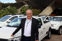 O Governo do Paraná repassa nesta quarta-feira (24) 54 veículos para escritórios da Emater no Interior do Estado. A entrega foi feita pelo governador Carlos Massa Ratinho Junior,  na sede da Emater, em Curitiba.Foto Gilson Abreu/ANPr