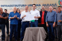 O governador Carlos Massa Ratinho Junior e o prefeito Miguel Amaral inauguraram mais uma unidade do projeto Meu Campinho