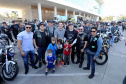 O governador Carlos Massa Ratinho Junior participou e deu as boas-vindas aos motoqueiros, presentes na benção em comemoração ao seu dia. Curitiba, 17-07-19.Foto: Arnaldo Alves / ANPr.