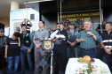 O governador Carlos Massa Ratinho Junior participou e deu as boas-vindas aos motoqueiros, presentes na benção em comemoração ao seu dia. Curitiba, 17-07-19.Foto: Arnaldo Alves / ANPr.