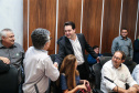 O governador Carlos Massa Ratinho Júnior recebe nesta segunda-feira (29),  prefeitos da Margem do Rio Paranapanema para tratar da retirada da energia vendida por usinas da formação do valor adicionado do ICMS. Curitiba, 29/07/2019 -Foto: Geraldo Bubniak/ANPr
