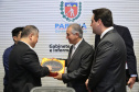 O governador Carlos Massa Ratinho Junior e técnicos da Secretaria de Infraestrutura e Logística apresentaram nesta quarta-feira (7) ao grupo China Merchants projetos ferroviários de curto, médio e longo prazos no Paraná