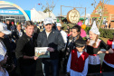 O governador Carlos Massa Ratinho Junior visita nesta quinta-feira (15), a Agroleite, realizado pela Cooperativa Castrolanda, em Castro, nos Campos Gerais. Considerado um dos maiores eventos da cadeia do leite na América, a Agroleite tem foco na tecnologia, produtividade e melhores resultados para os produtores. Castro, 15/08/2019 - Foto: Geraldo Bubniak/AEN