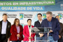 Pinhais, na Região Metropolitana de Curitiba, vai investir em construção de calçadas, compra de maquinários e reparos em escolas. O montante soma R$ 5,5 milhões e inbclui, também, a ampliação do sistema de abastecimento de água. Nesta sexta-feira (16), o governador Carlos Massa Ratinho Junior confirmou o pacote de investimento no município e destacou outras ações do Estado na Grande Curitiba.