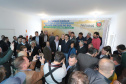 O governador Carlos Massa Ratinho Junior autorizou nesta quinta-feira (22) o início de obras de uma nova unidade do Hospital e Maternidade Dr. Paulo Fortes, em São Mateus do Sul. Presentes na solenidade: prefeito de São Mateus do Sul, Luiz Adyr Gonsalves Pereira; os secretários: da Saúde, Beto Preto; de Infraestrutura e Logística, Sandro Alex; deputados: Alexandre Curi; Hussein Bakri; Emerson Bacil; entre outros.São Mateus do Sul, 22-08-19.Foto: Arnaldo Alves / ANPr.