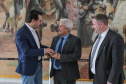 O governador Carlos Massa Ratinho Junior recebe nesta sexta-feira (23), o  ministro da Ciência e Tecnologia, Inovação e Comunicação, Marcos Pontes, no Palácio Iguaçu em Curitiba.  Curitiba, 23/08/2019 -Foto: Geraldo Bubniak/AEN