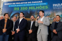 O governador Carlos Massa Ratinho Junior lançou nesta segunda-feira (26), no Palácio Iguaçu, um banco de projetos executivos de R$ 350 milhões para viabilizar e agilizar obras de reestruturação de rodovias, ferrovias e da segurança pública. 