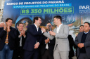 O governador Carlos Massa Ratinho Junior lançou nesta segunda-feira (26), no Palácio Iguaçu, um banco de projetos executivos de R$ 350 milhões para viabilizar e agilizar obras de reestruturação de rodovias, ferrovias e da segurança pública. 