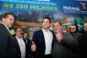 O governador Carlos Massa Ratinho Junior lançou nesta segunda-feira (26), no Palácio Iguaçu, um banco de projetos executivos de R$ 350 milhões para viabilizar e agilizar obras de reestruturação de rodovias, ferrovias e da segurança pública. 