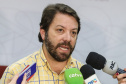 O diretor operacional do Detran-PR, Mauro Monteiro concede entrevista sobre as novas regras de aplicação da placa Mercosul.    27/08/2019 -  Foto: Geraldo Bubniak/AEN