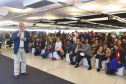 As ações implantadas pelo Governo do Estado para o desenvolvimento do turismo foram apresentadas nesta quinta-feira (29) no evento Experiência Braztoa Sul 2019, realizada no Museu Oscar Niemeyer, em Curitiba. O evento é voltado a agentes de viagem e profissionais de turismo. Foto: Denis Ferreira Netto/SEDEST