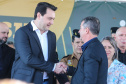 O governador Carlos Massa Ratinho Junior participa  nesta sexta-feira (30)  do projeto Em Frente Brasil - Programa Nacional de Enfrentamento à Criminalidade Violenta, criado pelo Ministério da Justiça e Segurança Pública no Parque São José em São José dos Pinhais.  30/08/2019 -Foto: Geraldo Bubniak/AEN
