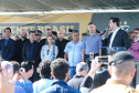O governador Carlos Massa Ratinho Junior participa  nesta sexta-feira (30)  do projeto Em Frente Brasil - Programa Nacional de Enfrentamento à Criminalidade Violenta, criado pelo Ministério da Justiça e Segurança Pública no Parque São José em São José dos Pinhais.  30/08/2019 -Foto: Geraldo Bubniak/AEN