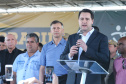 O governador Carlos Massa Ratinho Junior participa  nesta sexta-feira (30)  do projeto Em Frente Brasil - Programa Nacional de Enfrentamento à Criminalidade Violenta, criado pelo Ministério da Justiça e Segurança Pública no Parque São José em São José dos Pinhais.  30/08/2019 -Foto: Geraldo Bubniak/AEN