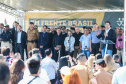 O governador Carlos Massa Ratinho Junior participa  nesta sexta-feira (30)  do projeto Em Frente Brasil - Programa Nacional de Enfrentamento à Criminalidade Violenta, criado pelo Ministério da Justiça e Segurança Pública no Parque São José em São José dos Pinhais.  30/08/2019 -Foto: Geraldo Bubniak/AEN