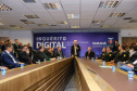 O  vice governador Darci Piana participa nesta segunda-feira (02) da apresentação da consolidação do Inquérito Digital Paraná. Com este sistema, que já foi implantado, todas as etapas dos inquéritos policiais passam a ser digitais, garantindo mais agilidade e economia.   02/09/2019 -Foto: Geraldo Bubniak/AEN