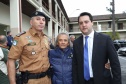 O Governador Carlos Massa Ratinho Junior autoriza nesta quarta-feira (04) a realização de concurso público e contratação de profissionais para a Polícia Militar, Polícia Civil e Departamento Penitenciário (Depen). Participaram do evento: os secretários, de Segurança, cel. Romulo Marinho Soares; da Casa Civil, Guto Silva; comandante geral da PMPR, cel. Péricles de Matos; delegado geral da Polícia Civil do Paraná, Silvio Jacob Rockembach; Curitiba, 04-09-19.Foto: Arnaldo Alves / AEN