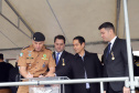 O Governador Carlos Massa Ratinho Junior autoriza nesta quarta-feira (04) a realização de concurso público e contratação de profissionais para a Polícia Militar, Polícia Civil e Departamento Penitenciário (Depen). Participaram do evento: os secretários, de Segurança, cel. Romulo Marinho Soares; da Casa Civil, Guto Silva; comandante geral da PMPR, cel. Péricles de Matos; delegado geral da Polícia Civil do Paraná, Silvio Jacob Rockembach; Curitiba, 04-09-19.Foto: Arnaldo Alves / AEN