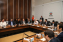 O Governador Carlos Massa Ratinho Júnior, durante reunião com a equipe de governo. 09/09/2019 - Foto: Geraldo Bubniak/AEN