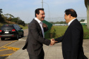 O governador Carlos Massa Ratinho Junior reforçou nesta quarta-feira (11) a determinação do Estado em apoiar iniciativas para ampliar a mobilidade sustentável no Paraná. Ele esteve no Complexo Ayrton Senna, que abriga quatro fábricas da Renault, em São José dos Pinhais, na Região Metropolitana de Curitiba.Foto Gilson Abreu/AEN