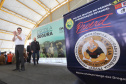 O governador Carlos Massa Ratinho Junior lança nesta quarta-feira (11) o programa Escola Segura na Região Metropolitana de Curitiba. Serão beneficiadas 40 escolas da região de nove municípios. Presentes: prefeito em exercício de São José dos Pinhais, Tiago Buhrer; secretários: de Educação, Renato Feder; de segurança pública, cel. Romulo Soares; comandante da PMPR, cel. Péricles de Matos; entre outros.Curitiba, 11-09-19.Foto: Arnaldo Alves / AEN.
