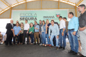 O governador Carlos Massa Ratinho Junior lança nesta quarta-feira (11) o programa Escola Segura na Região Metropolitana de Curitiba. Serão beneficiadas 40 escolas da região de nove municípios. Presentes: prefeito em exercício de São José dos Pinhais, Tiago Buhrer; secretários: de Educação, Renato Feder; de segurança pública, cel. Romulo Soares; comandante da PMPR, cel. Péricles de Matos; entre outros.Curitiba, 11-09-19.Foto: Arnaldo Alves / AEN.