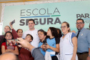 O governador Carlos Massa Ratinho Junior lança nesta quarta-feira (11) o programa Escola Segura na Região Metropolitana de Curitiba. Serão beneficiadas 40 escolas da região de nove municípios. Presentes: prefeito em exercício de São José dos Pinhais, Tiago Buhrer; secretários: de Educação, Renato Feder; de segurança pública, cel. Romulo Soares; comandante da PMPR, cel. Péricles de Matos; entre outros.Curitiba, 11-09-19.Foto: Arnaldo Alves / AEN.