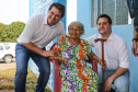 O governador Carlos Massa Ratinho Junior inaugura nesta quinta-feira (12), o Meu Campinho de Santa Cruz de Monte Castelo, no Noroeste do Paraná. Programa da Secretaria de Estado do Desenvolvimento Urbano e Obras Públicas, o Meu Campinho grama sintética, iluminação e segurança para a prática esportiva e de recreação de crianças e adolescentes, em horários em que não estão na escola. Santa Cruz do Monte Castelo, 12/09/2019 - Foto: Geraldo Bubniak/AEN