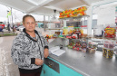 Escola Segura - Vanilda Cordeiro, pipoqueira.Piraquara, 13-09-19.Foto: Arnaldo Alves / AEN.