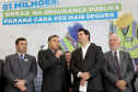 O governador Carlos Massa Ratinho Junior confirmou nesta quarta-feira (18) investimentos do Estado em pacote de obras da área da Segurança Pública. Serão construídas cadeias públicas em Foz do Iguaçu, Londrina, Ponta Grossa e Guaíra e delegacias em Araucária, Almirante Tamandaré e Colombo. A solenidade foi no Palácio Iguaçu, com a presença do secretário da Segurança Pública, Romulo Marinho Soares. Curitiba,18/09/2019 Foto:Jaelson Lucas / AEN