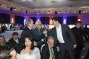 O governador Carlos Massa Ratinho Junior participa da abertura do 25º Congresso de Radiodifusão. Participaram da solenidade: secretários:  vice-prefeito de Curitiba, Eduardo Pimentel; de Comunicação e Cultura, Hudson José; de Infraestrutura e Logística, Sandro Alex; presidente da Copel, Daniel Slaviero; presidente da Associação das Emissoras de Radiodifusão do Paraná - AERP, Alexandre Barros; entre outros.Curitiba, 18-09-19.Foto: Arnaldo Alves / AEN.
