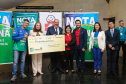 O Governo do Estado entrega os três principais prêmios do sorteio de Setembro do programa Nota Paraná, de R$ 20 mil, R$ 30 mil e R$ 50 mil. A solenidade de premiação acontece no Hospital das Clínicas, em Curitiba nesta quinta-feira (19). Curitiba, 19/09/2019 - Foto: Geraldo Bubniak/AEN