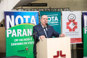 O Governo do Estado entrega os três principais prêmios do sorteio de Setembro do programa Nota Paraná, de R$ 20 mil, R$ 30 mil e R$ 50 mil. A solenidade de premiação acontece no Hospital das Clínicas, em Curitiba nesta quinta-feira (19). Na foto o  presidente dos Amigos do HC, Pedro de Paula Filho. Curitiba, 19/09/2019 - Foto: Geraldo Bubniak/AEN