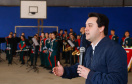 O governador Carlos Massa Ratinho Junior participou nesta segunda-feira (23), do plantio de árvores no Colégio Estadual Professora Maria Gai Grendel, no bairro Caximba, em Curitiba. O evento marcará o início do programa Paraná mais Verde, que vai incentivar o plantio de mudas de árvores nativas em todo o Estado.