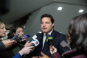 O governador Carlos Massa Ratinho Junior participa nesta segunda-feira (23), participou da audiência da Câmara dos Deputados para discutir com deputados federais e estaduais o novo marco regulatório das PPPs, concessões e fundos de infraestrutura