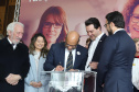 O governador Carlos Massa Ratinho Junior apresentou nesta terça-feira (24), no Palácio Iguaçu, em Curitiba, o Programa Banco da Mulher Paranaense. Participaram: vice-governador, Darci Piana; secretários:da Fazenda, Renê Garcia Junior; Chefe da Casa Civil, Guto Silva; presidente da Fomento Paraná, Heraldo Alves das Neves; deputados; entre outros.Curitiba, 24-09-19.Foto: Arnaldo Alves / AEN.