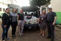 Presas da Penitenciária Feminina de Foz do Iguaçu - Unidade de Progressão (PFF-UP) receberam mais de 900m de tecidos para a confecção de 500 lençóis e toalhas de banho a serem usadas pelas detentas da própria unidade