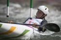 Ana Sátila, uma das principais atletas da canoagem slalom do mundo, garantiu nesta quinta-feira (26) a vaga brasileira para os Jogos Olímpicos Tóquio 2020. Ela é bolsista do Geração Olímpica, programa do Governo do Estado que concede bolsas a atletas, desde de sua base até o rendimento, e também a técnicos, com patrocínio da Copel. Hoje são 1252 bolsistas e a previsão é conceder cerca de 5 mil bolsas em quatro anos.Foto: Jonne Roriz/COB